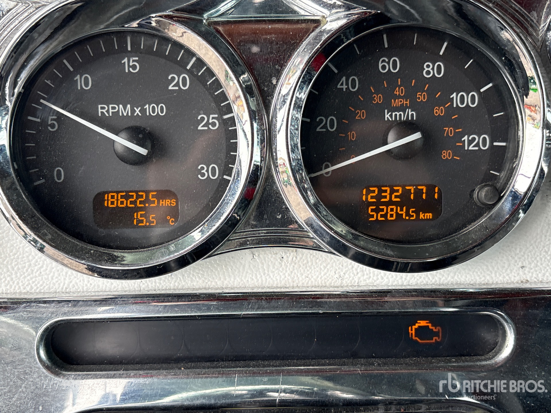 General Appearance with Hour Meter / Odometer
