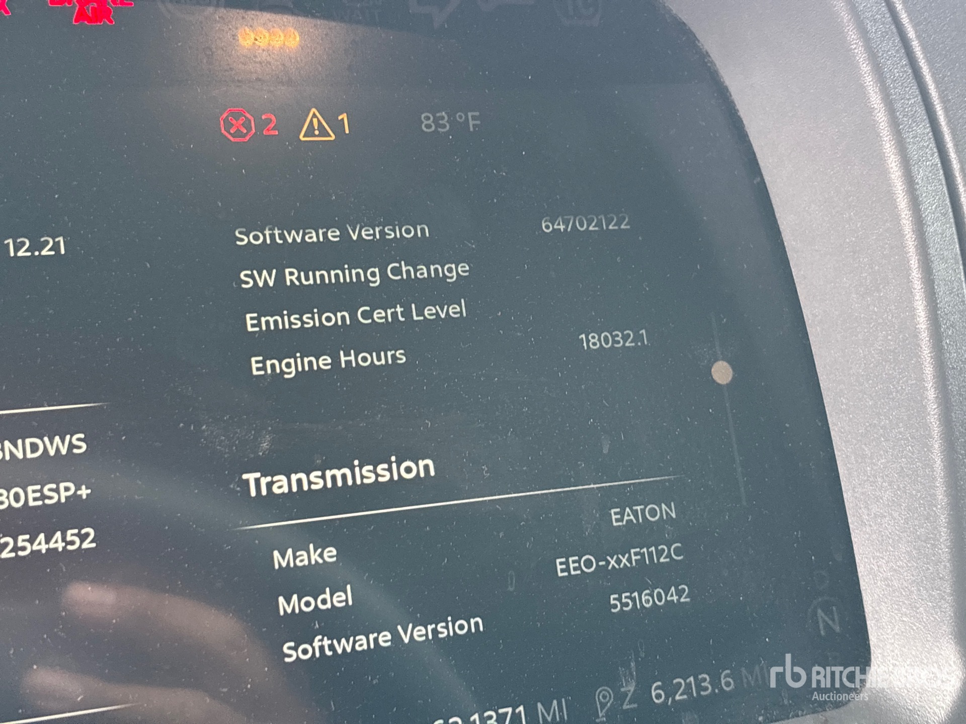 Cab with Engine Hours