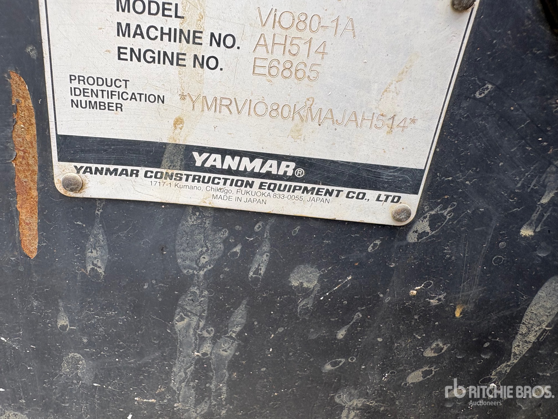 Photo of a 2021 Yanmar VIO80-1A