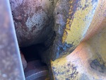 Undercarriage with Left Track Tensioner