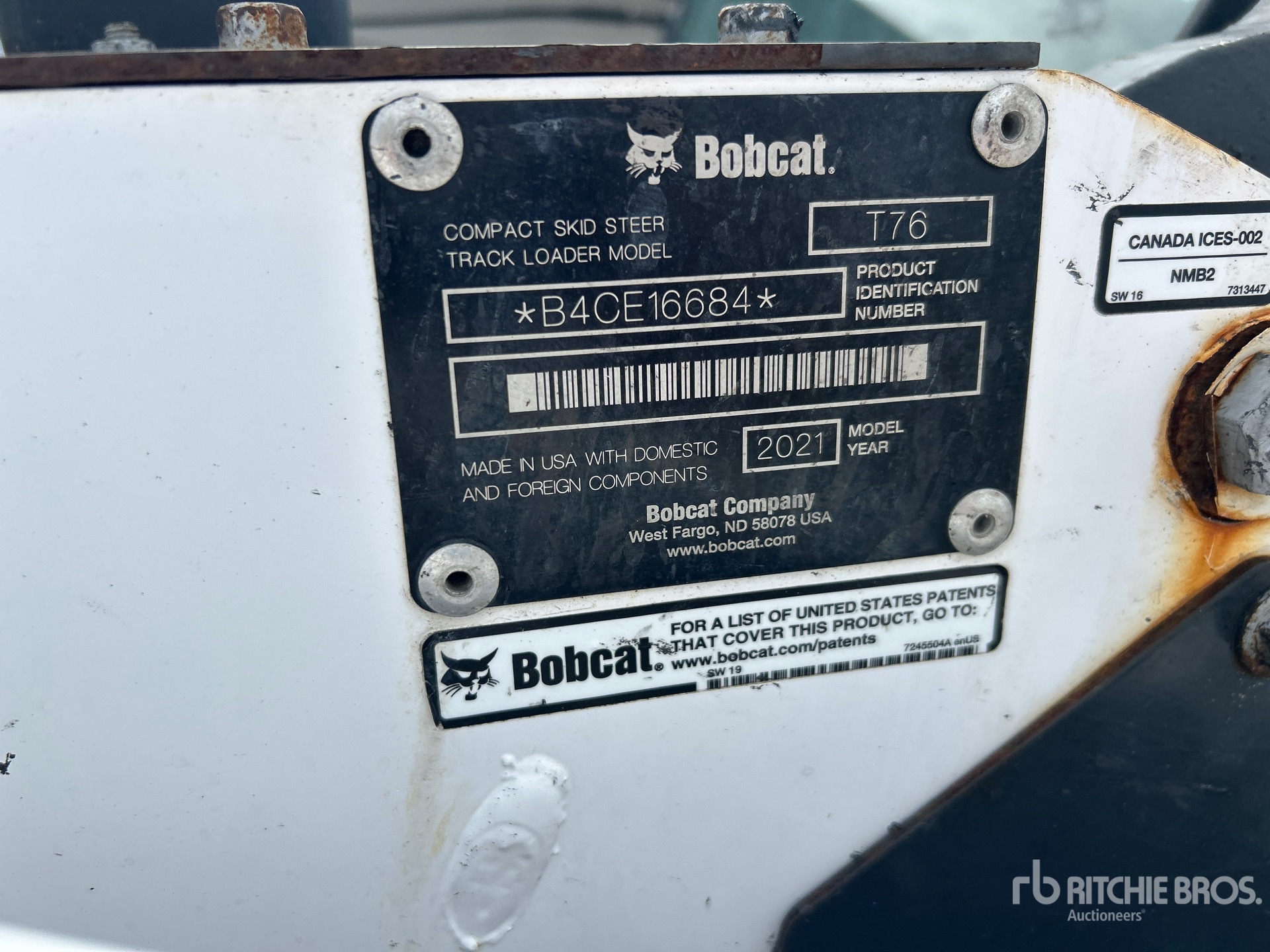 Photo of a 2021 Bobcat T76
