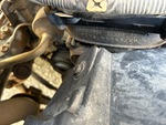 Engine with A/C Compressor
