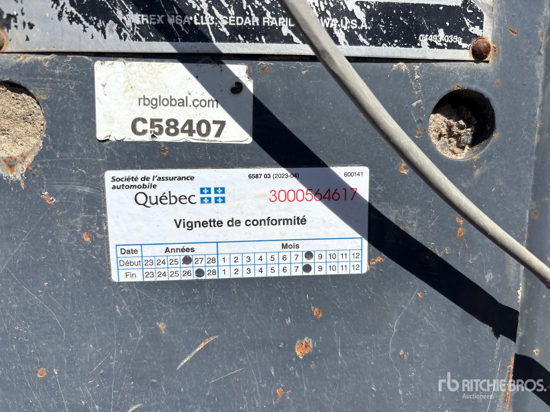 2018 Terex CRJ-3255