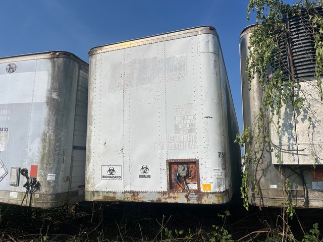 1990 Fruehauf FCX-F2-48-LP-102 48 ft x 102 in T/A Van Trailer