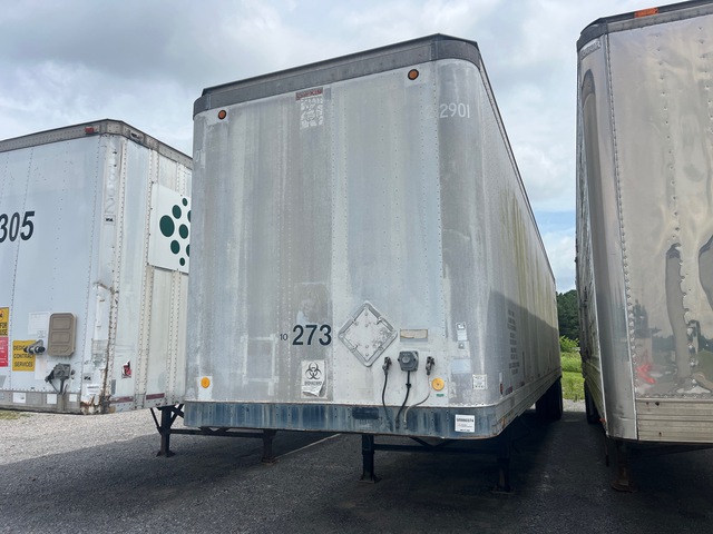 1987 Lufkin TFV-IP ST 48 ft x 102 in T/A Van Trailer
