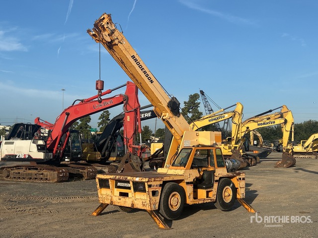 2008 Broderson Ic-80-3g 9 Ton 4x4x4 Carry Deck Crane