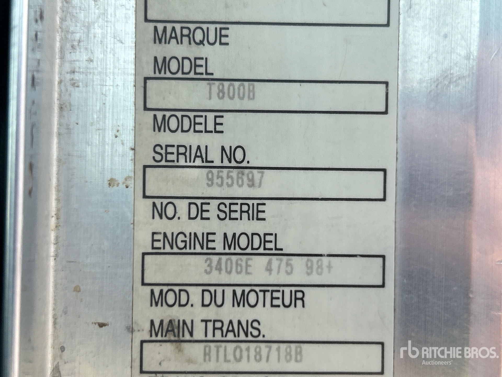 1999 Kenworth T800B