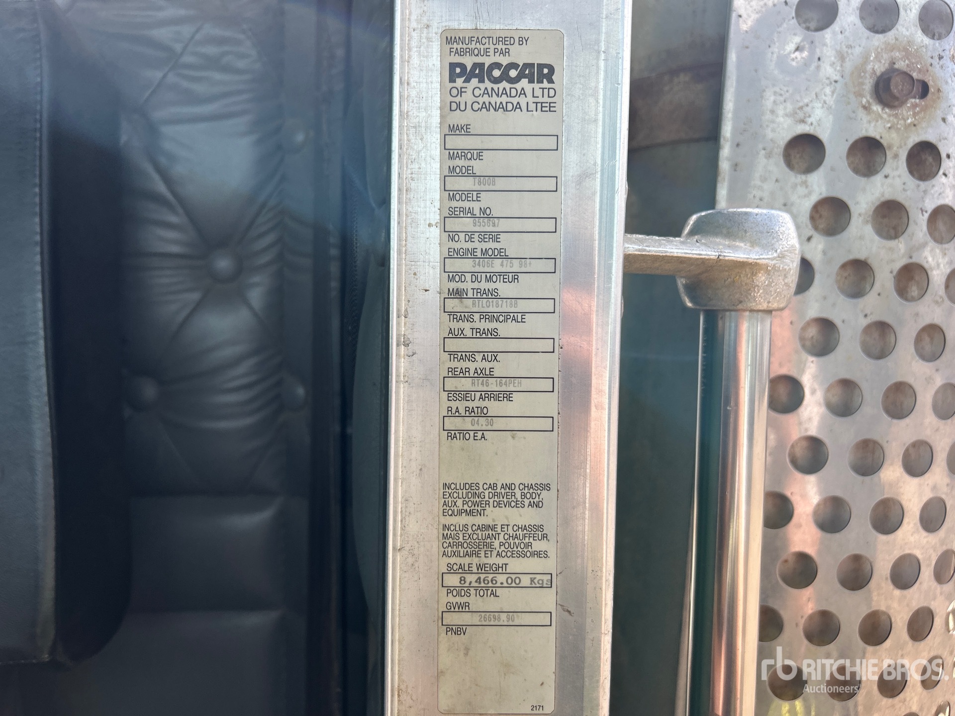 1999 Kenworth T800B