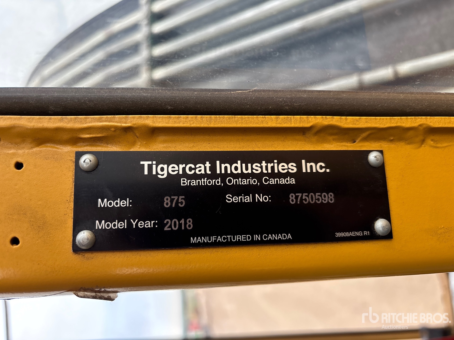 2018 Tigercat 875