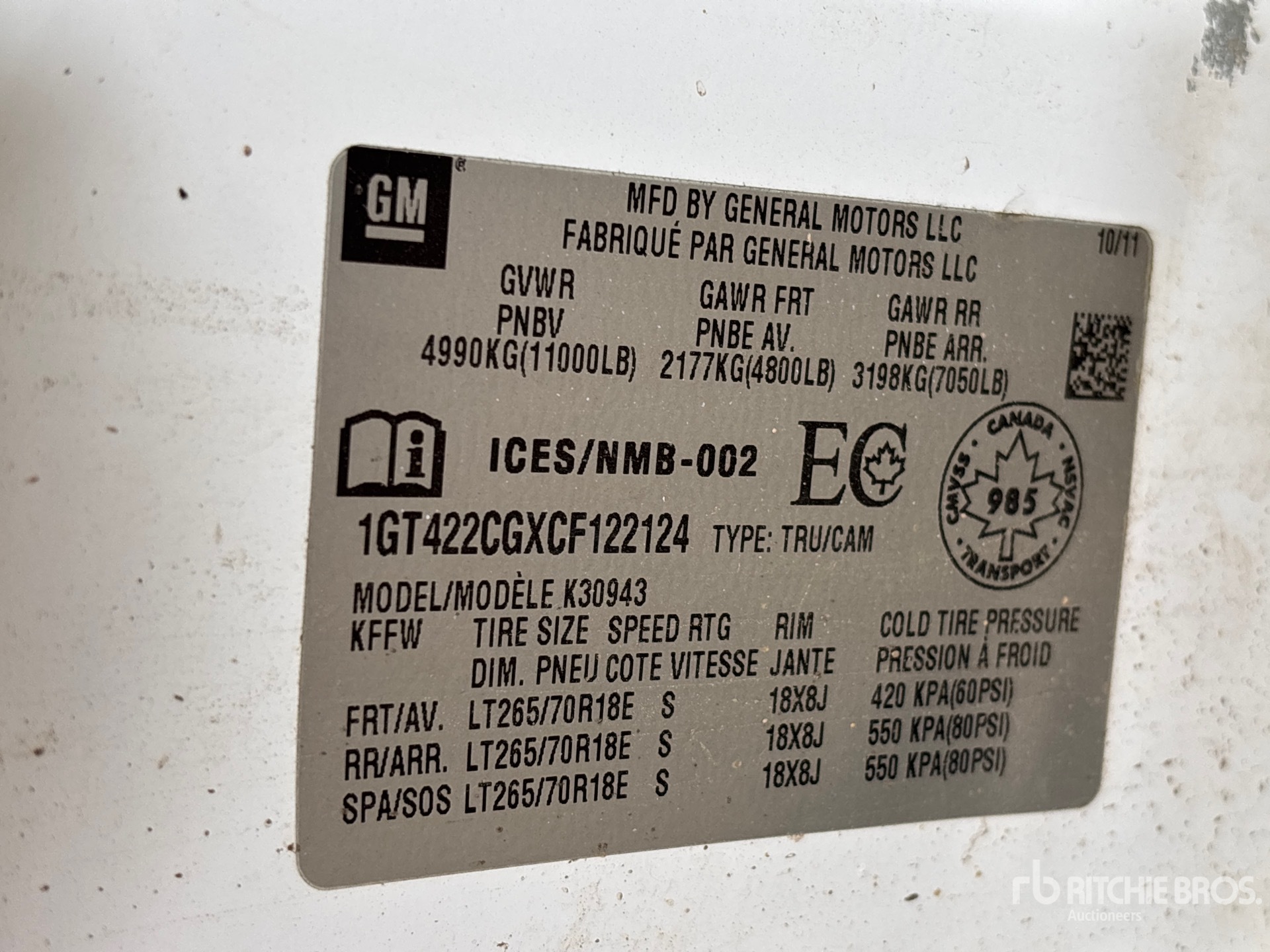 2012 GMC 3500HD