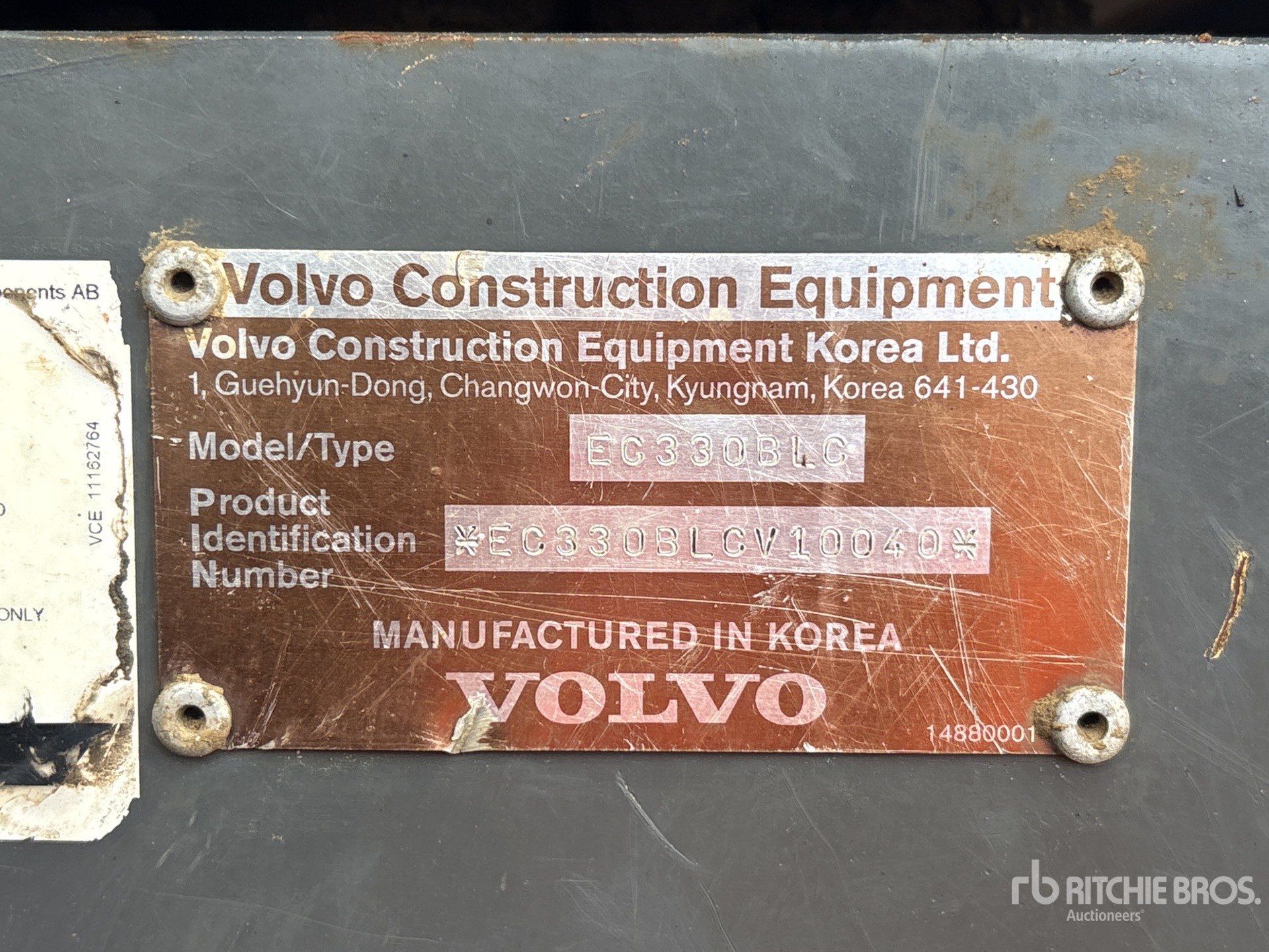 2002 Volvo EC330 BLC