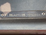 General Appearance with Frame Stamp Serial Number/VIN Photo