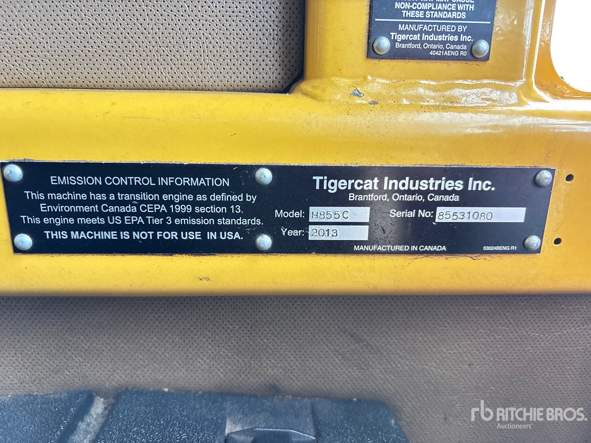 2013 Tigercat H855C