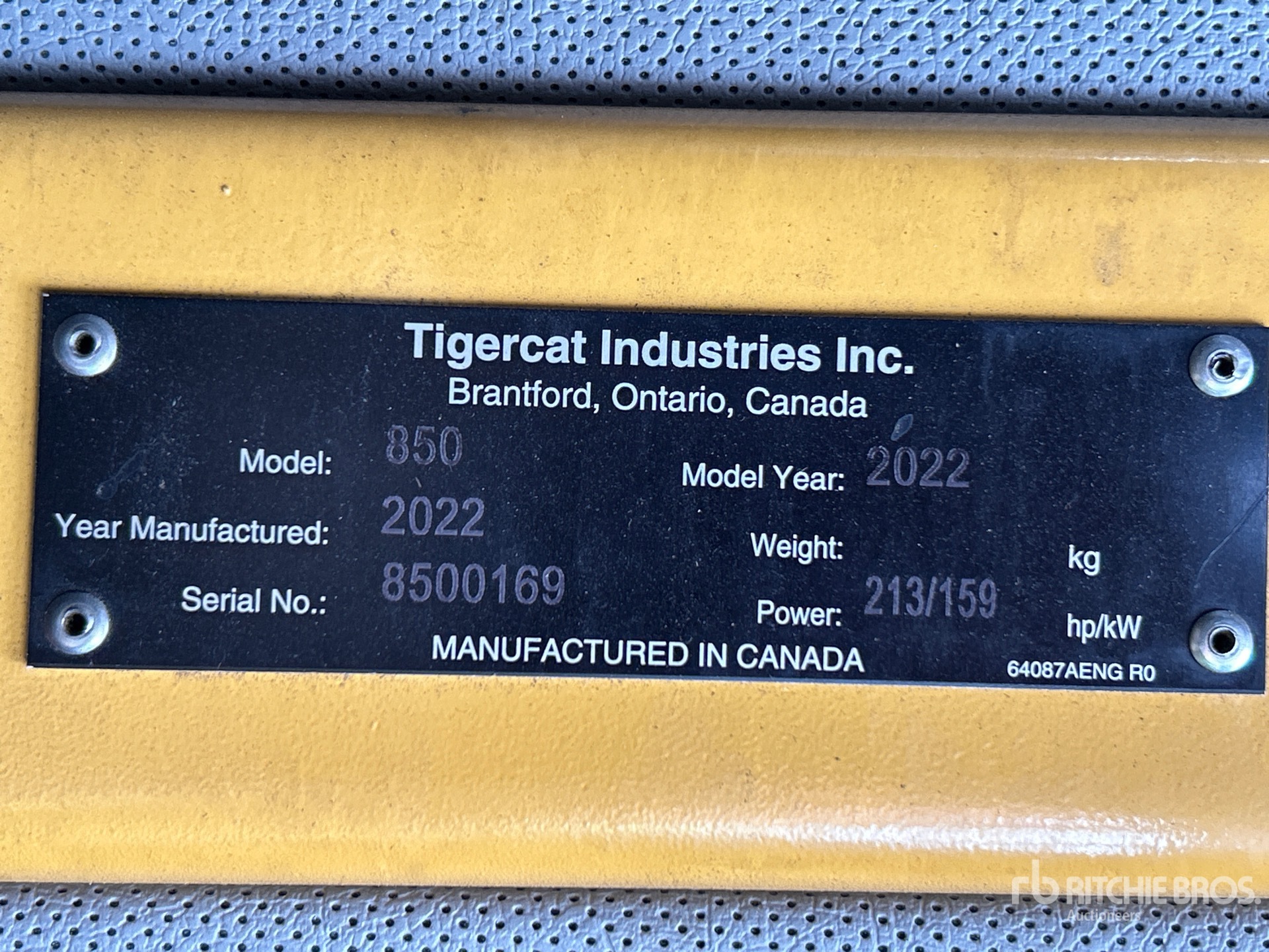 2022 Tigercat 850