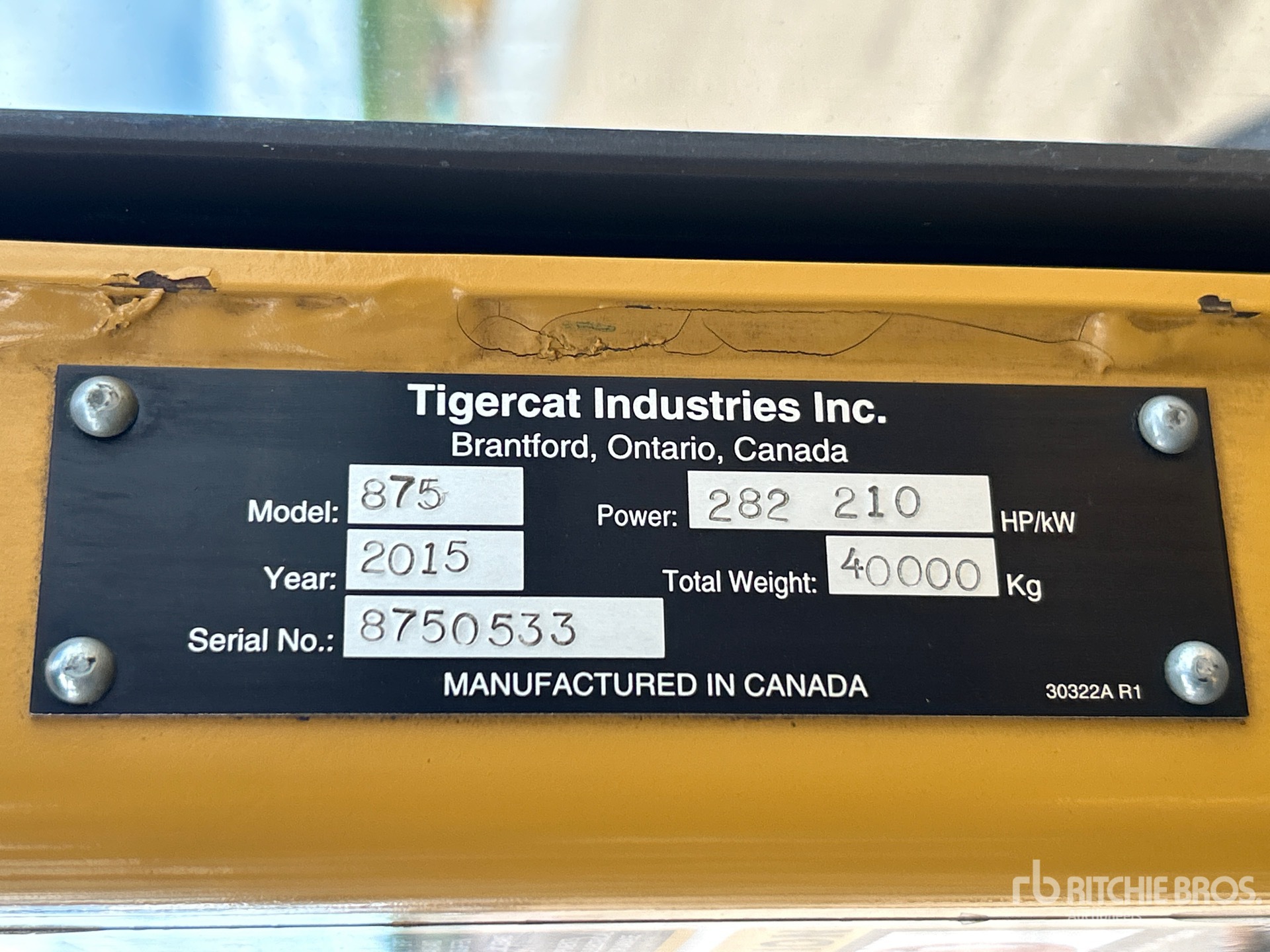 2015 Tigercat 875
