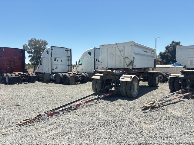 Turntable Pup Belly Dump Trailer