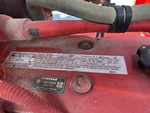Engine with Emission Label