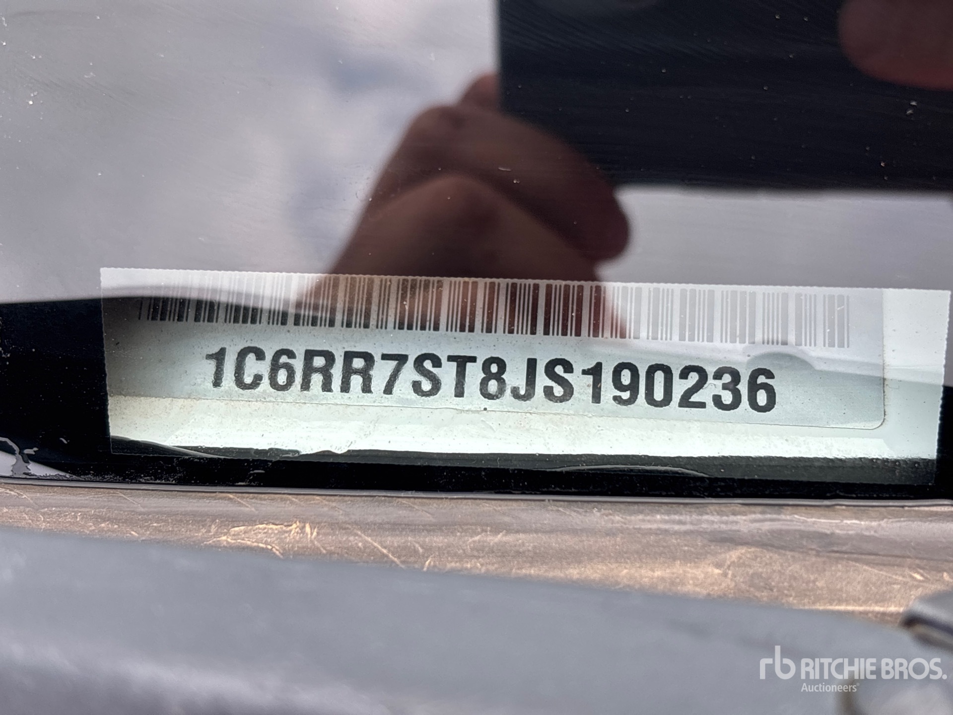 General Appearance with Frame Stamp Serial Number/VIN Photo