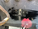 General Appearance with Frame Stamp Serial Number/VIN Photo