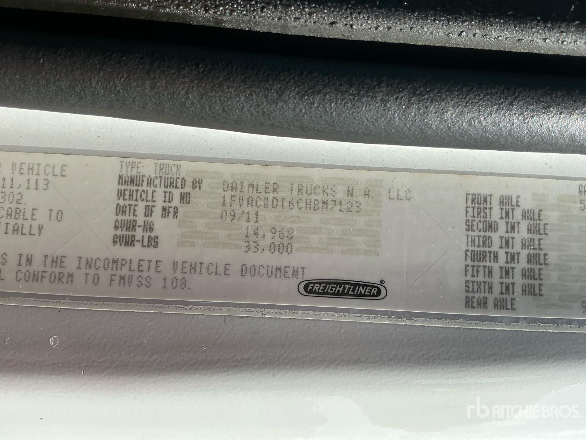 Photo of a 2012 Freightliner M2 106