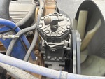 Engine with A/C Compressor