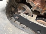 Undercarriage with Rear idler wear