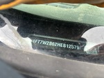General Appearance with Frame Stamp Serial Number/VIN Photo