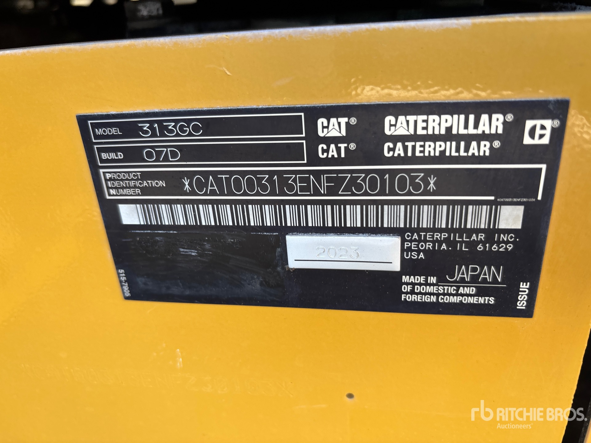 Photo of 2023 Caterpillar 313GC