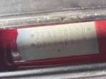 General Appearance with Frame Stamp Serial Number/VIN Photo