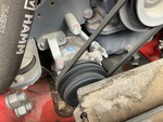 Engine with A/C Compressor