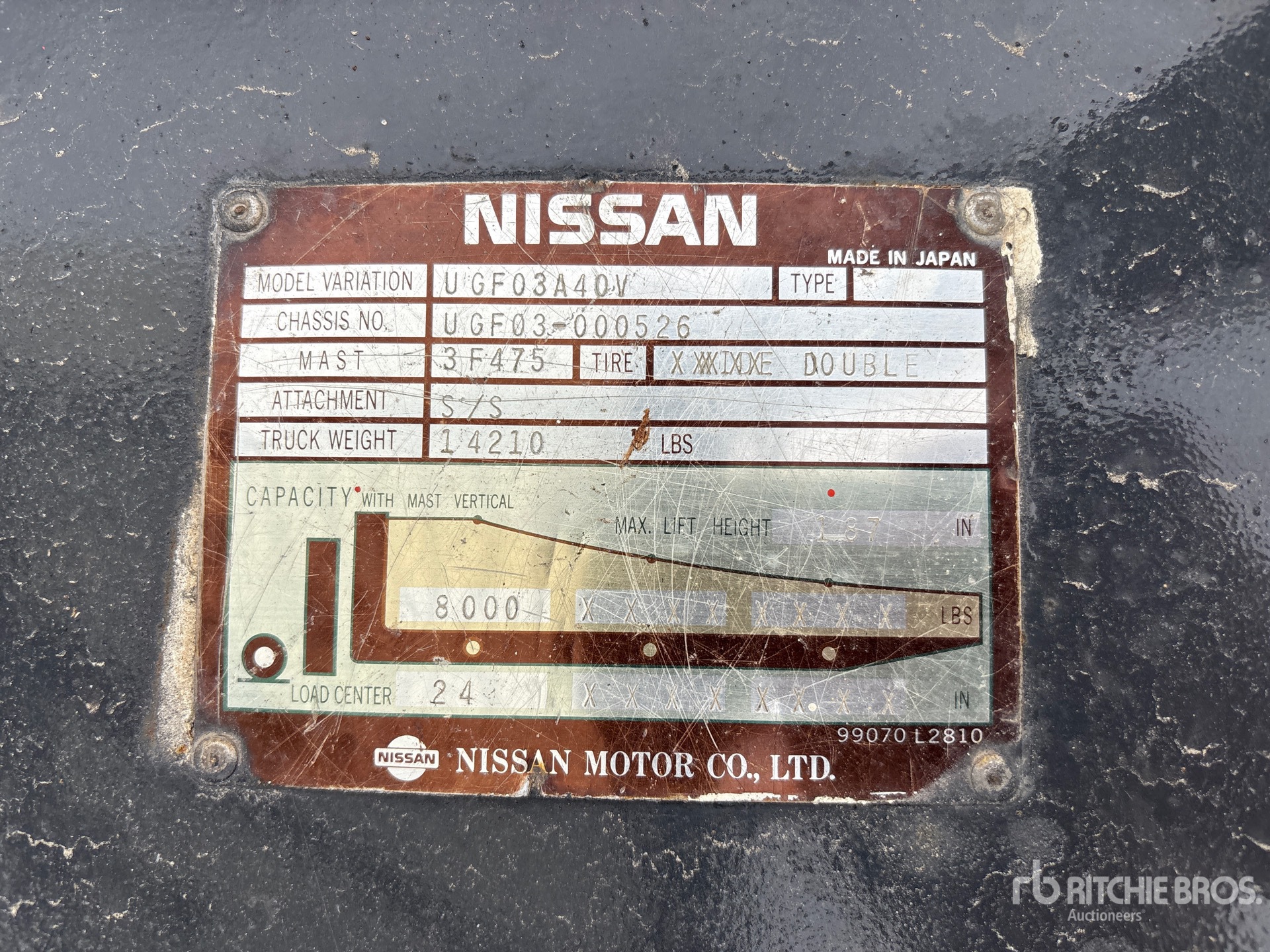 1990 Nissan UGF03A40V
