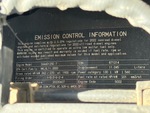 Engine with Emission Label
