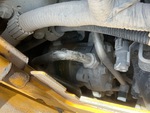 Engine with A/C Compressor