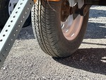 Trailer Chassis with Left Tire