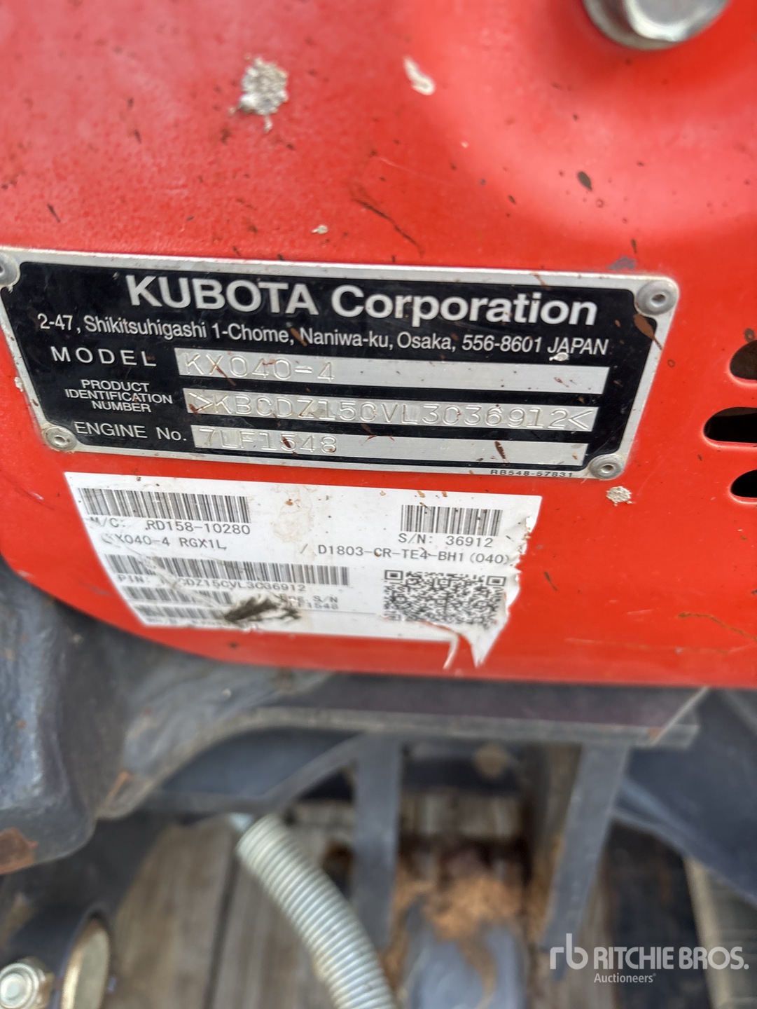 Photo of 2020 Kubota KX040-4R3
