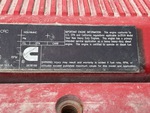 Engine with Emission Label