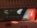 Engine with Emission Label