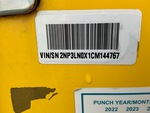 General Appearance with Frame Stamp Serial Number/VIN Photo