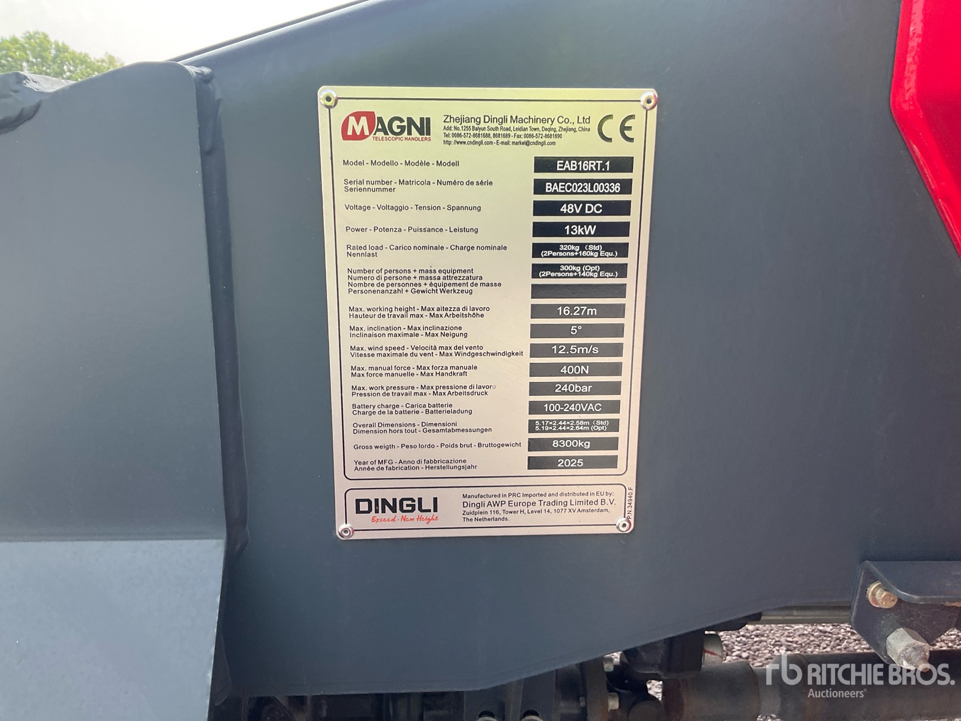 2025 Magni EAB16RT.1 2WS