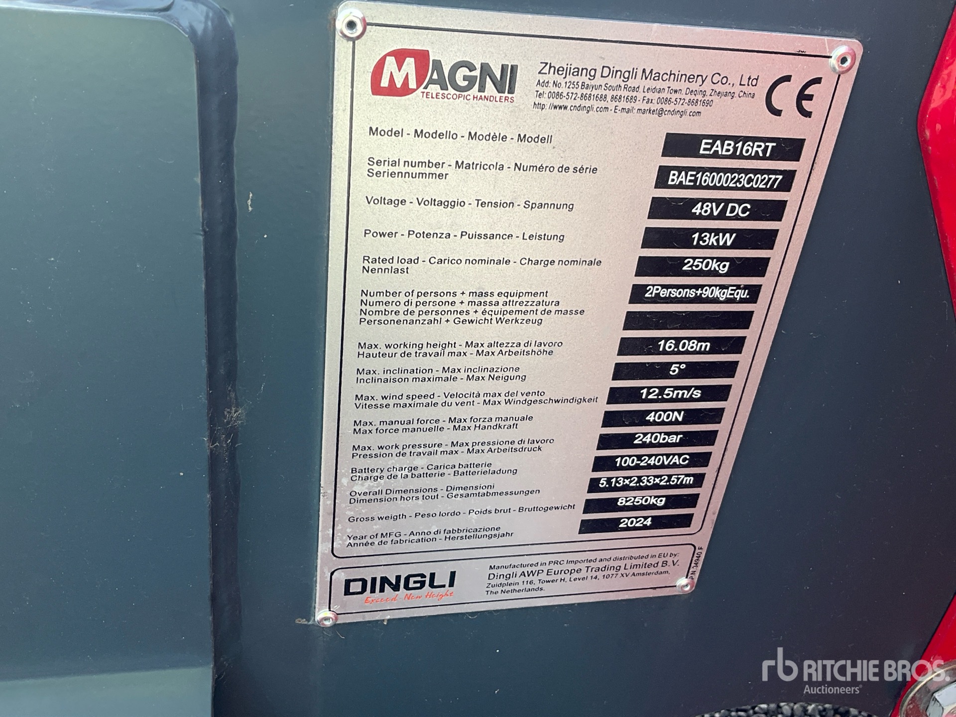 2024 Magni EAB16RT