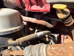 Engine with Air Compressor