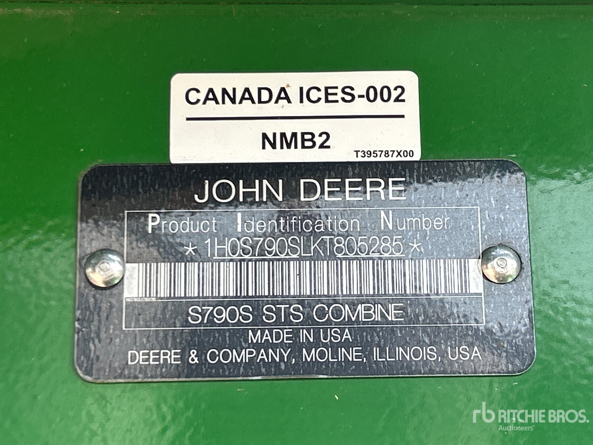 2019 John Deere S790