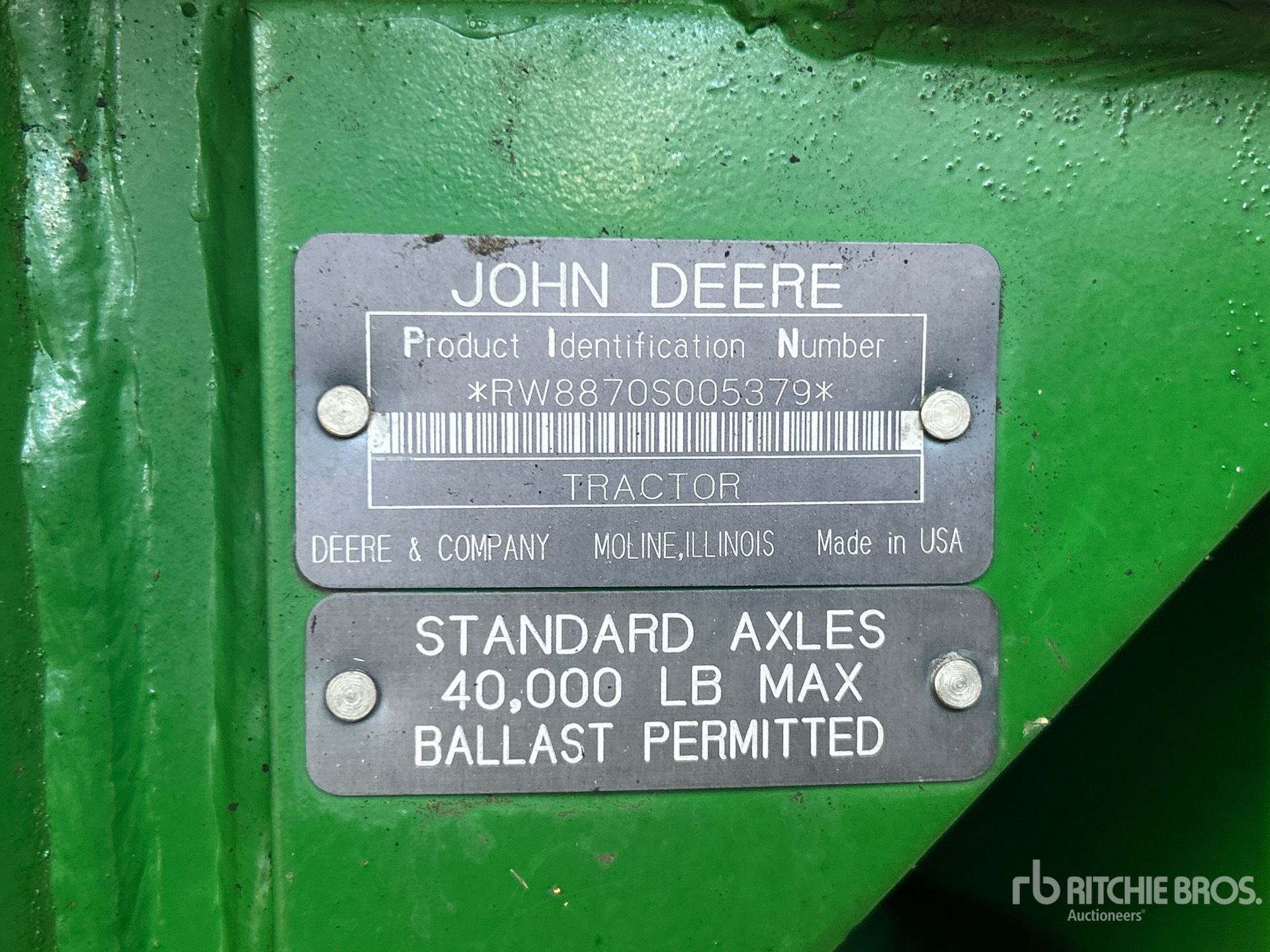1996 John Deere 8870