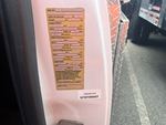 General Appearance with Motor Vehicle Safety Standards Label