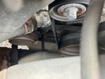 Engine with A/C Compressor