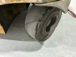Chassis Lift with Left Rear Tire