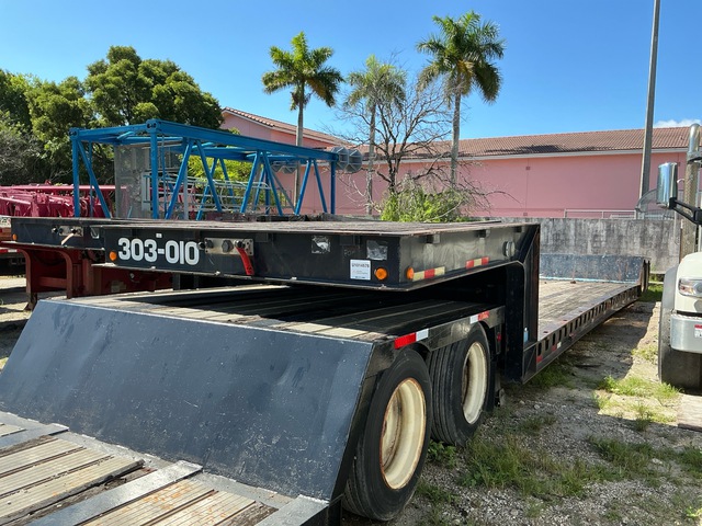 1998 Kalyn Siebert 48 ft T/A Double Drop Lowboy Trailer