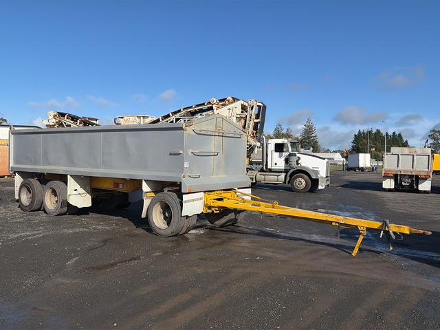 1990 Patcheil 6.5 m Tri/A Drawbar Tipping Trailer