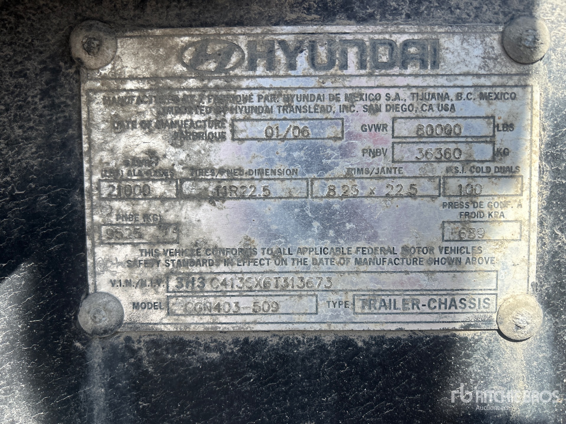 2006 Hyundai CGN403-509