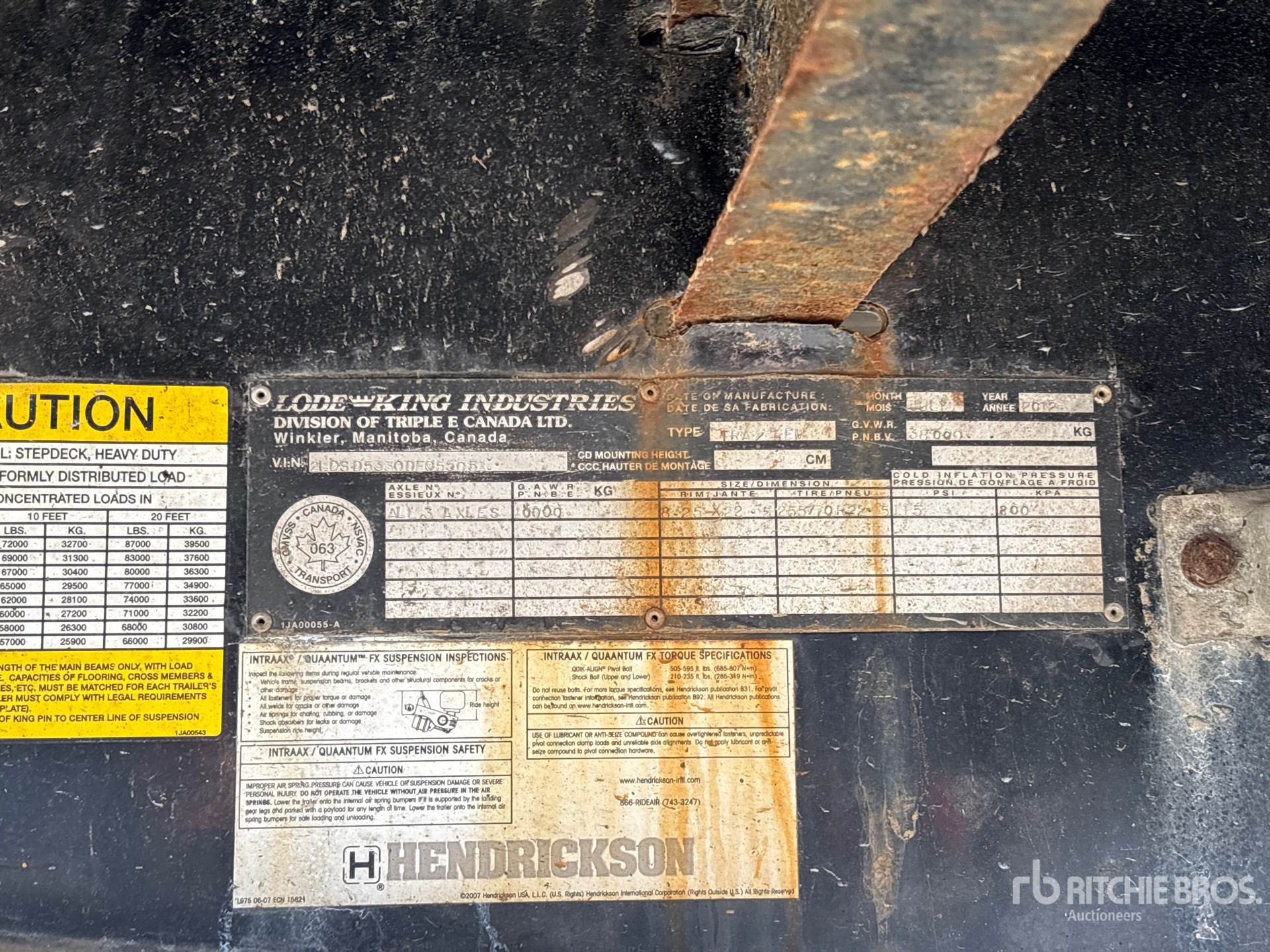 2013 Load King  53 FT TRI/A